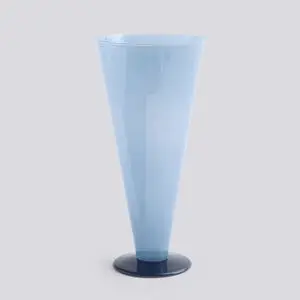 Hay - Conical Vase - Large - Petrol/mørk blå