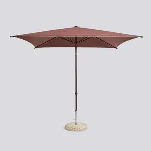 Hay - Terrazza Parasol - Square - Hvid/burgundy