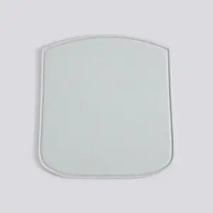 Lys sædepude fra Hay med rektangulær form og afrundede hjørner, set oppefra.