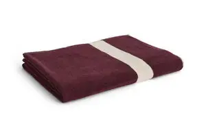 Hay - Bath Sheet - W100 x L150 - Stripe Burgundy
