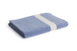 Hay - Bath Sheet - W100 x L150 - Stripe Dusty Blue