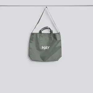 Hay - Grid Crossover Bag - Medium - Mørk grøn