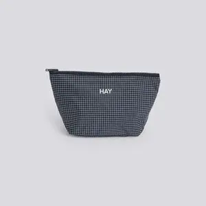 Hay - Grid Pouch - Small - Mørkeblå
