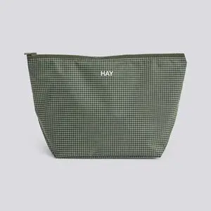 Hay - Grid Pouch - Medium - Mørkegrøn