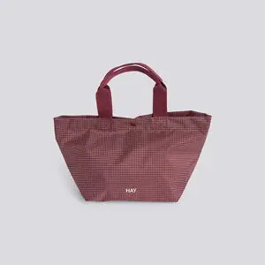 Hay - Grid Everyday Bag - Mini - Burgundy