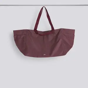 Hay - Grid Weekend Bag - Large - Burgundy