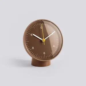 Hay - Table Clock (Recycled) - Brown