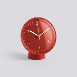 Hay - Table Clock (Recycled) - Red