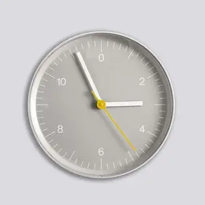 Hay - Wall Clock (Recycled) - Grå
