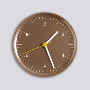 Hay - Wall Clock (Recycled) - Brun