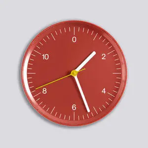 Hay - Wall Clock (Recycled) - Rød