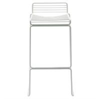 Hee bar - barstol i hvid fra Hay - 75 cm (høj model)
