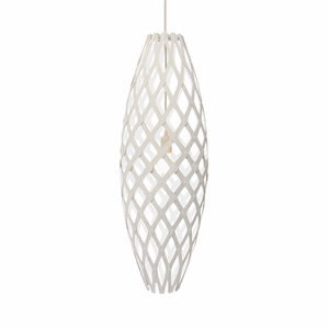 David Trubridge - Hinaki H: 50 cm - white/white