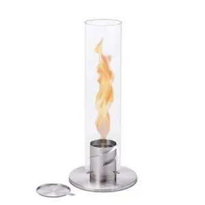 Höfats - SPIN 120 Tabletop Fireplace silver