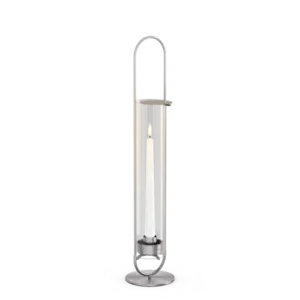 Höfats - OVAL CANDLE 55 Candleholder silver