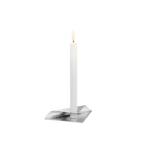 Höfats - SQUARE CANDLE Candleholder silver