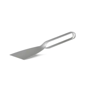 Höfats Scraper med fladt blad og loopet håndtag i enkelt metaldesign.