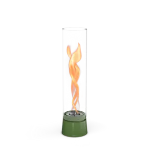Höfats - SPIN air 1200 Tabletop Fireplace enamel green
