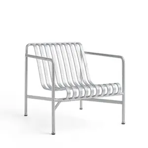 HAY havestol - Palissade Lounge stol - lounge Chair Low - Galvaniseret stål - hot galvanised