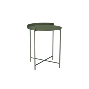 Houe - EDGE Tray table Ø46,5 - Oliven Grøn