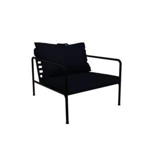 Houe - AVON Chair - Pude: Indigo, Stellet: Sort