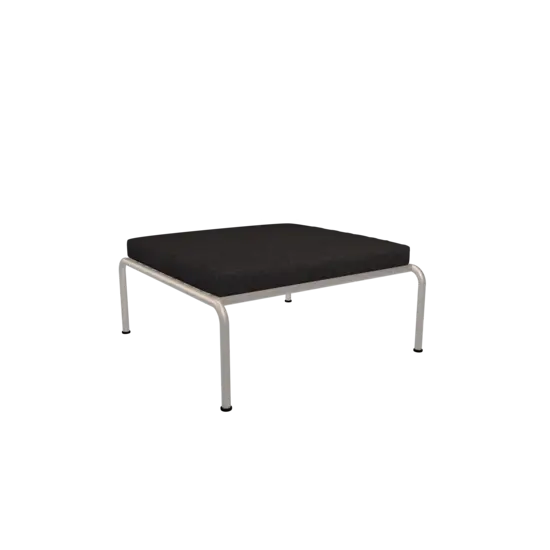 Houe - AVON Ottoman - Pude: Slate, Stellet: Muted Hvid