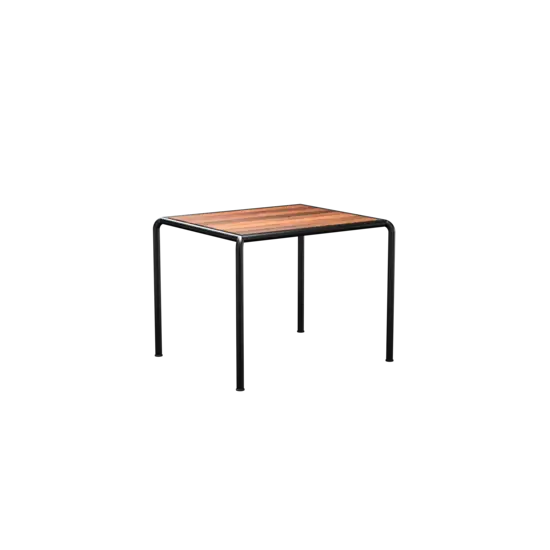 Houe - AVANTI Dining table, 83x98 cm - Bordplade: Thermo ash, Stellet : Sort