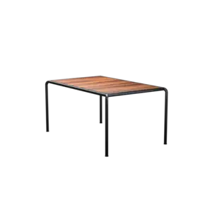 Houe - AVANTI Dining table, 153x98 cm - Bordplade: Thermo ash, Stellet : Sort