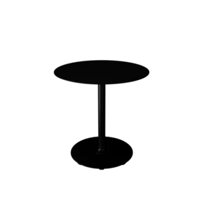 Houe - PICO Café table with round base, Ø740 - Sort