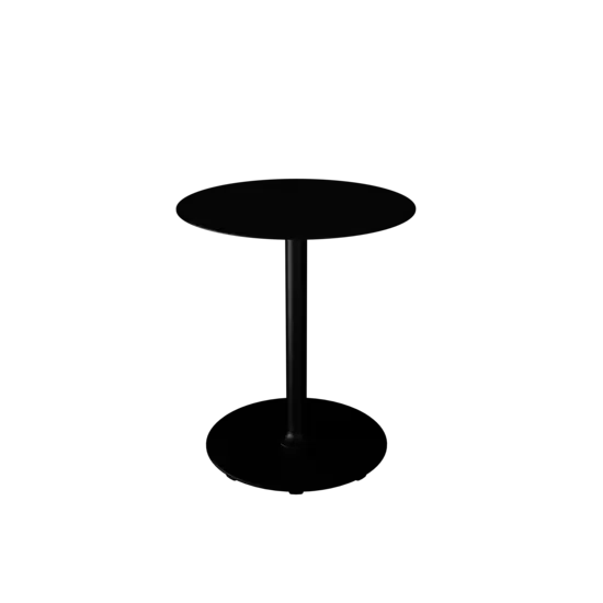 Houe - PICO Café table with round base, Ø640 - Sort