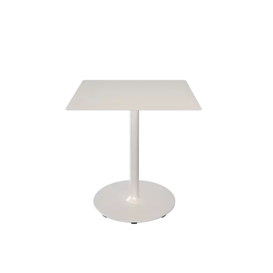 Houe - PICO Café table with round base, 700x700mm - Muted Hvid