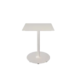 Houe - PICO Café table with round base, 600x600mm - Muted Hvid