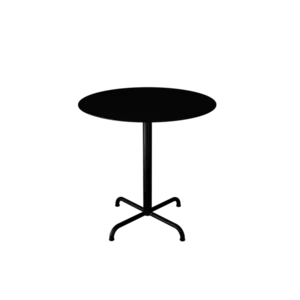 Houe - PICO Café table with 4 star base, Ø740 - Sort