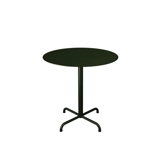 Houe - PICO Café table with 4 star base, Ø740 - Oliven Grøn