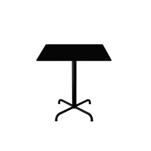 Houe - PICO Café table with 4 star base, 700x700mm - Sort