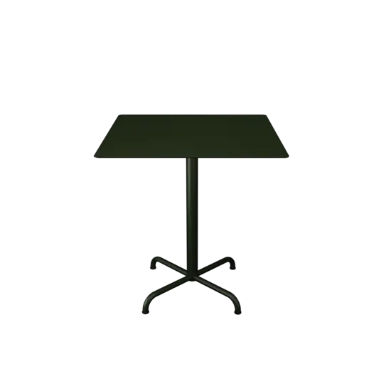 Houe - PICO Café table with 4 star base, 700x700mm - Oliven Grøn