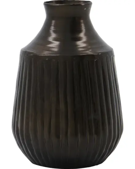 House Doctor - Vase, HDGroove, Antik brun