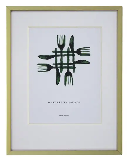 House Doctor - Wall art, HDDinner, Grøn