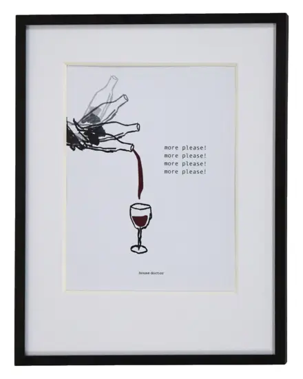 House Doctor - Wall art, HDWine, Bordeaux