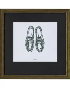 House Doctor - Wall art, HDShoe, Mørkegrøn