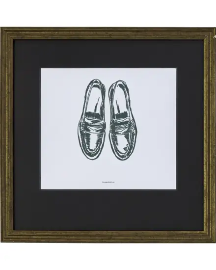 House Doctor - Wall art, HDShoe, Mørkegrøn