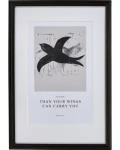 House Doctor - Wall art, HDFly, Sort