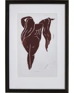 House Doctor - Wall art, HDLady, Bordeaux