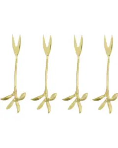 House Doctor - Køkkenredskaber, HDServe, Fork, Antikt guld