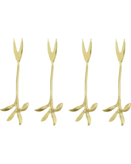 House Doctor - Køkkenredskaber, HDServe, Fork, Antikt guld