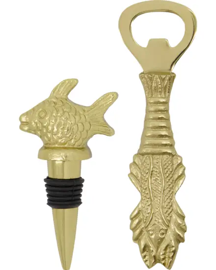 House Doctor - Bar tilbehør, HDFish, Antikt guld