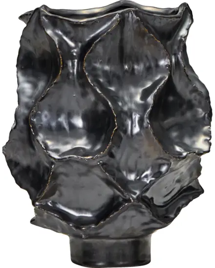 House Doctor - Vase, HDWaves, Antik metallisk