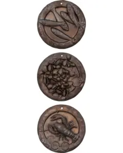 House Doctor - Wall art, HDPlate, Brun