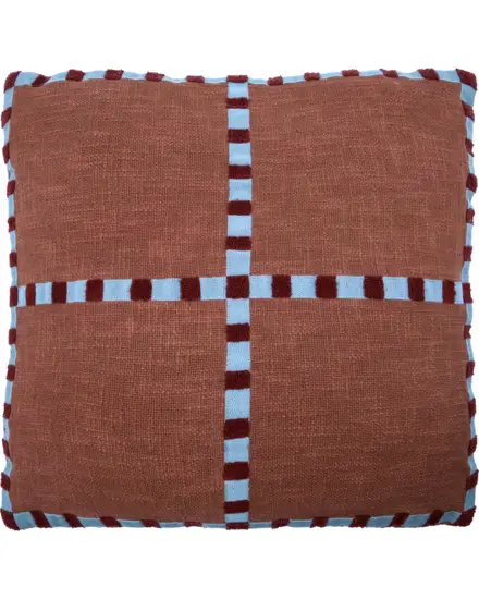 House Doctor - Pudebetræk, HDCross, Brun