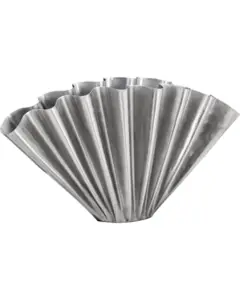 House Doctor - Vase, HDFlood, Børstet sølvfinish